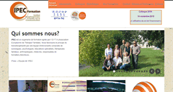 Desktop Screenshot of ipec-formation.fr